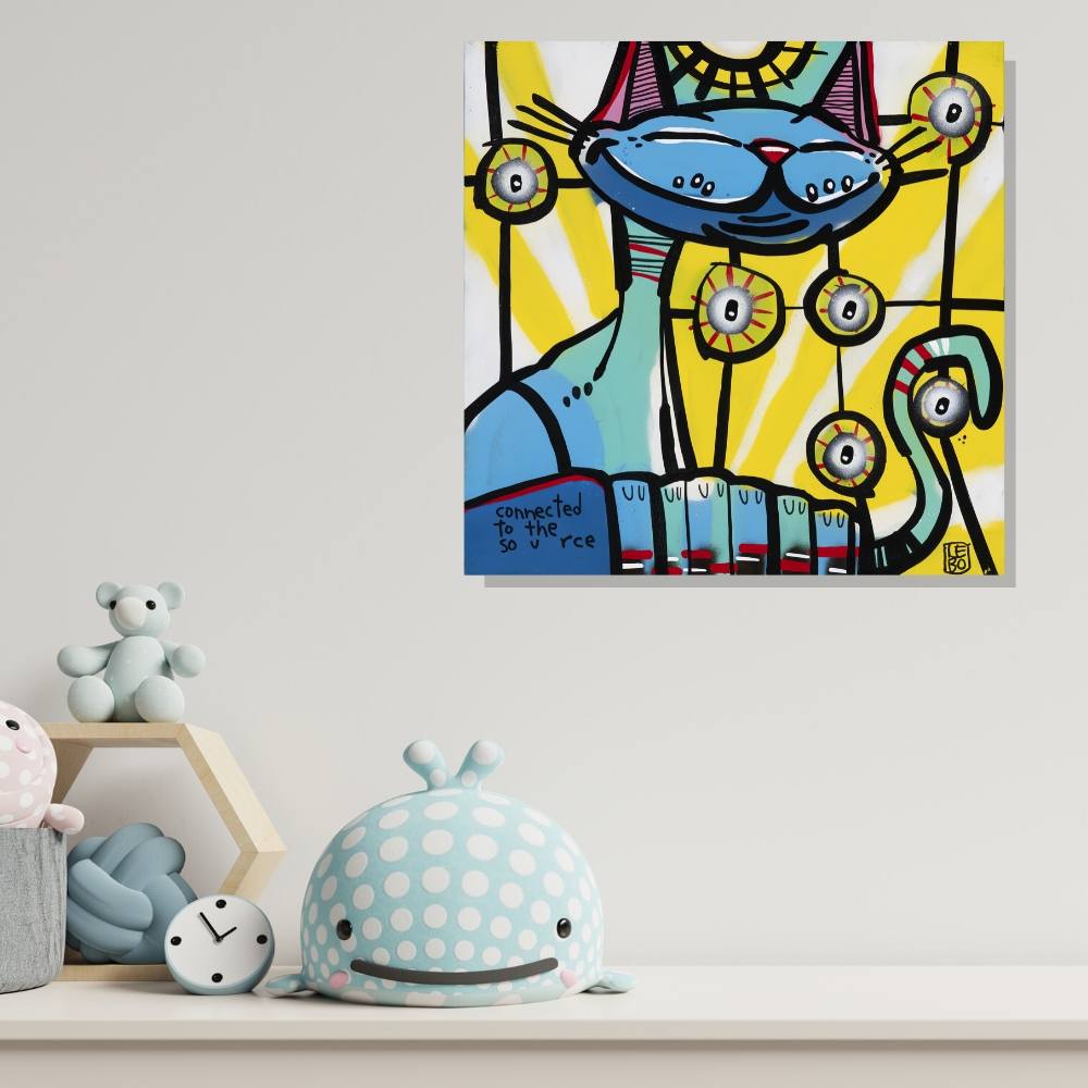 Connected to the Source - Lebo Steel Mineral Print